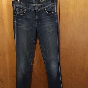 7 for All Mankind straightleg,white outseam